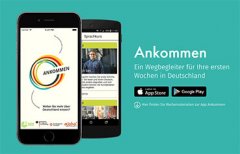 Ankommen App Key visual 7104