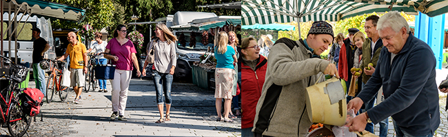 Collage Wochenmarkt Collage Wochenmarkt
