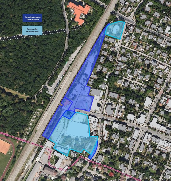 Gemeindegrund am Bahnhof