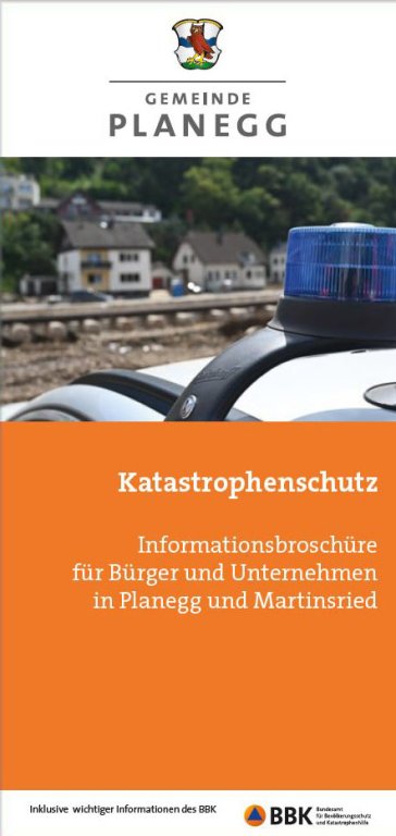 Flyer Katstrophenschutz Titelseite